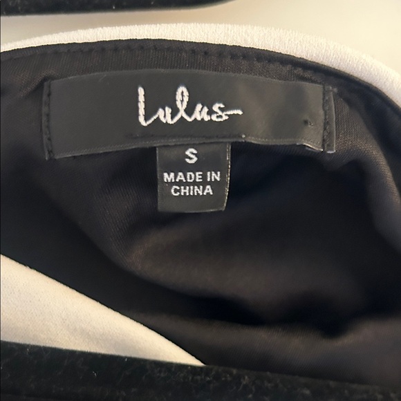 Lulus Set for Perfection Black White Color Block Two Piece Jumpsuit Size Small - Picture 11 of 13